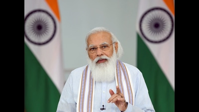 “In addition to the government, if any organisation wants to help someone in their treatment, education or for any other work, then they will be able to give an e-RUPI voucher instead of cash. It will ensure that the money given by him, is used for the work for which the amount was given,” PM Modi said. (ANI) “In addition to the government, if any organisation wants to help someone in their treatment, education or for any other work, then they will be able to give an e-RUPI voucher instead of cash. It will ensure that the money given by him, is used for the work for which the amount was given,” PM Modi said. (ANI)