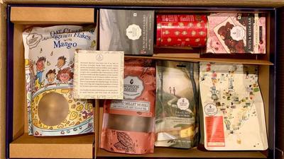 The breakfast hamper sent to all the permanent representatives of the Security Council member nations and deputies. (Permanent Mission of India)
