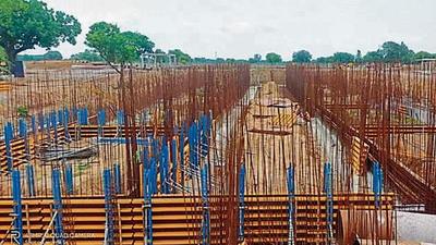 Water treatment plant constructed under Har Ghar Nal Ka Jal scheme for piped water supply at Budhpura village in Jhansi district in the Bundelkhand region of Uttar Pradesh. (SOURCED)