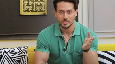Tiger Shroff on Arbaaz Khan's talk show, Pinch. Tiger Shroff on Arbaaz Khan's talk show, Pinch.