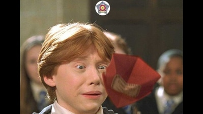 Mumbai Police shared a Harry Potter inspired post about wearing masks. (Instagram/@mumbaipolice)