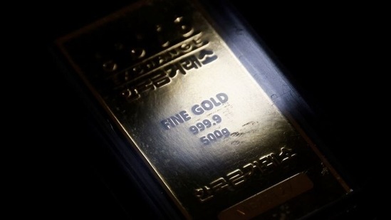 A gold bar is pictured on display at Korea Gold Exchange in Seoul, South Korea (REUTERS)