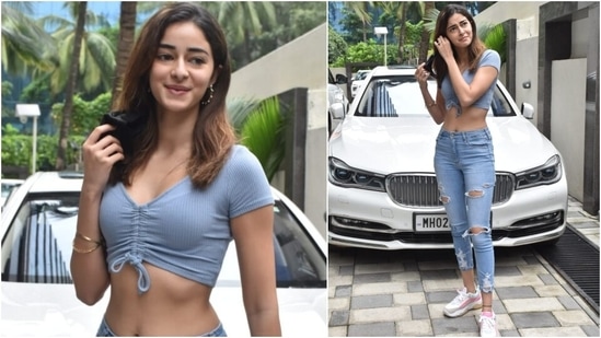 Ananya stayed true to her personal style and wore the outfit with Gen Z-approved accessories like quirky hoop earrings and gold bracelets. The next time you are looking for cool and trendy separates, let Ananya inspire your picks.(Varinder Chawla)