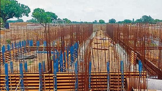 Water treatment plant constructed under Har Ghar Nal Ka Jal scheme for piped water supply at Budhpura village in Jhansi district in the Bundelkhand region of Uttar Pradesh. (SOURCED)