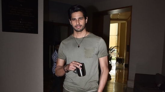 Sidharth Malhotra is busy promoting his upcoming film, Shershaah, in which he plays Kargil war hero Captain Vikram Batra.(Varinder Chawla)