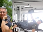 Aamir Khan's daughter Ira Khan reacts to his old workout video. Aamir Khan's daughter Ira Khan reacts to his old workout video.
