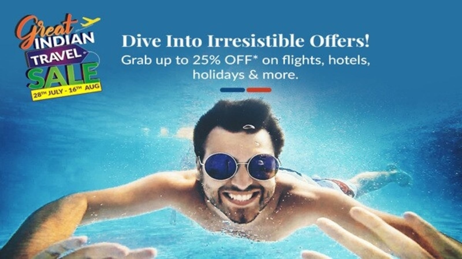 It’s raining mega deals all day, everyday @MakeMyTrip’s Great Indian Travel Sale