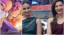 Hina Khan and Gauahar Khan appeared as 'toofani seniors' on Bigg Boss 14.