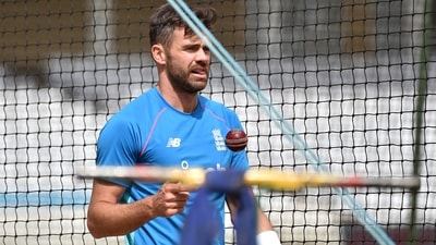 England's James Anderson explained Rishabh Pant's fearlessness by citing Sourav Ganguly's example. (AP) England's James Anderson explained Rishabh Pant's fearlessness by citing Sourav Ganguly's example. (AP)