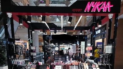 A Nykaa store at a mall in Delhi-NCR. (Facebook/Nykaa)