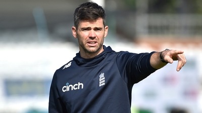 England's James Anderson during nets practice prior to the first Test Match against India at Trent Bridge (AP) England's James Anderson during nets practice prior to the first Test Match against India at Trent Bridge (AP)