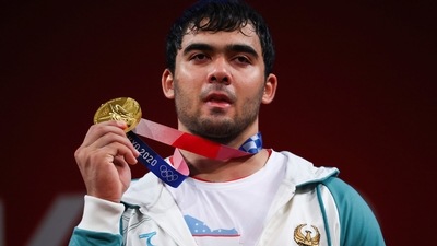 Tokyo Olympics 2020: Gold medalist Akbar Djuraev of Uzbekistan (REUTERS)