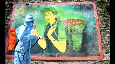 Himachal Pradesh saw a 64% increase in fresh infections last week as compared to the July 19-25 week. (Deepak Sansta/HT) Himachal Pradesh saw a 64% increase in fresh infections last week as compared to the July 19-25 week. (Deepak Sansta/HT)