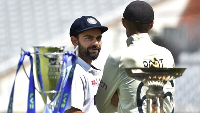 India captain Virat Kohli speaks to England captain Joe Root prior to the Nottingham Test (AP) India captain Virat Kohli speaks to England captain Joe Root prior to the Nottingham Test (AP)