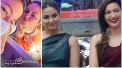 Hina Khan and Gauahar Khan appeared as 'toofani seniors' on Bigg Boss 14. Hina Khan and Gauahar Khan appeared as 'toofani seniors' on Bigg Boss 14.