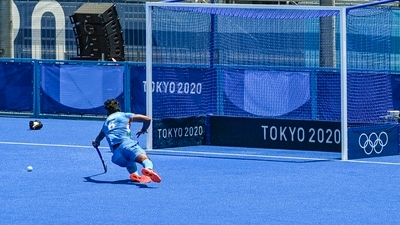Tokyo: India's Surender Kumar tries unsuccessfully to stop a goal in the men's field hockey semifinal match against Belgium, at the 2020 Summer Olympics, in Tokyo, Tuesday, Aug. 3, 2021. (PTI Photo/Gurinder Osan) (PTI08_03_2021_000041A) (PTI) Tokyo: India's Surender Kumar tries unsuccessfully to stop a goal in the men's field hockey semifinal match against Belgium, at the 2020 Summer Olympics, in Tokyo, Tuesday, Aug. 3, 2021. (PTI Photo/Gurinder Osan) (PTI08_03_2021_000041A) (PTI)