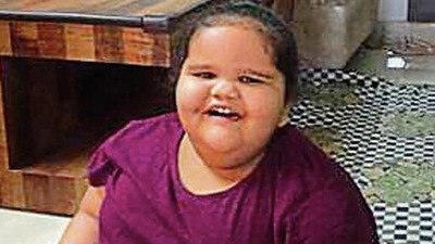 Khyati Varshney's parents started noticing excess weight when she was three months old. Khyati Varshney's parents started noticing excess weight when she was three months old.