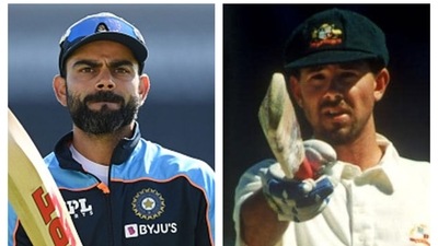 Virat Kohli and Ricky Ponting collage. (File)