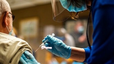 The US, with the third largest population in the world, received vaccines enough for 60% of its population (Melissa Melvin/AP Images) (AP) The US, with the third largest population in the world, received vaccines enough for 60% of its population (Melissa Melvin/AP Images) (AP)