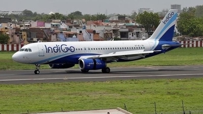 An IndiGo Airlines Airbus A320-200 aircraft at Ahmedabad's Sardar Vallabhbhai Patel international airport (Image used only for representative purpose) An IndiGo Airlines Airbus A320-200 aircraft at Ahmedabad's Sardar Vallabhbhai Patel international airport (Image used only for representative purpose)