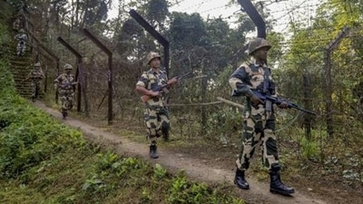 A press communique by the BSF stated that there was an exchange of fire between the patrolling party and some militants in the border outpost area. (PTI FILE PHOTO)
