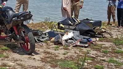 Kathua's SSP Ramesh Kotwal said citing local residents that the chopper crashed in the dam around 10.43 am. (Sourced)