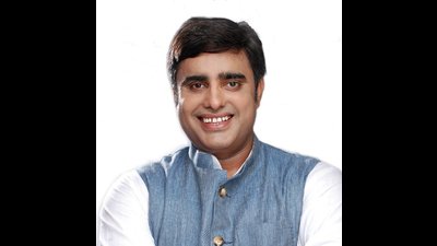 Independent MLA from Badshahpur in Gurugram, Rakesh Daultabad. (Photo: Twitter)