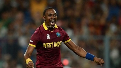 Dwayne Bravo of the West Indies. (Getty Images)