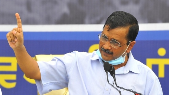 Delhi chief minister Arvind Kejriwal said that there is a need to improve the law and order situation in the national capital. (Photo by Keshav Singh/ Hindustan Times)