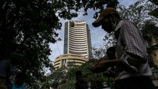 In the previous session, Sensex rallied 363.79 points or 0.69 per cent to finish at 52,950.63.(Bloomberg File Photo)