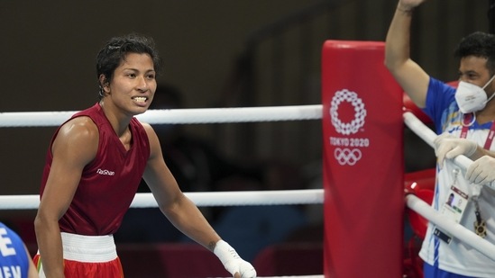 Tokyo: India's Lovlina Borgohain(PTI) Tokyo: India's Lovlina Borgohain(PTI)