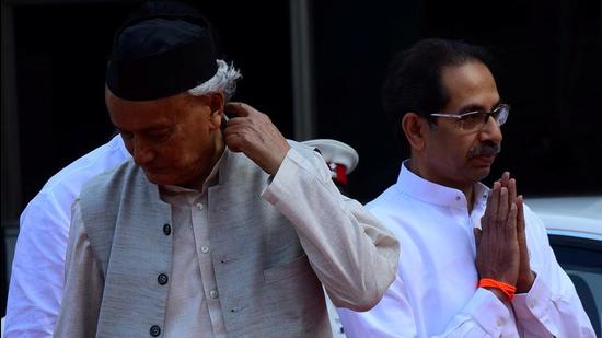 Following the cabinet meeting on Tuesday, Maharashtra chief secretary (CS) Sitaram Kunte went to Raj Bhavan and conveyed the displeasure of the government to the principal secretary to the governor. (HT FILE)