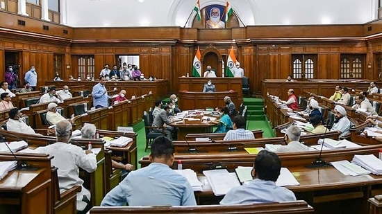 The assembly has 62 AAP MLAs, and 8 BJP members. (PTI)
