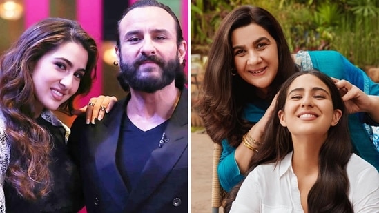 Sara Ali Khan mentioned her parents, Saif Ali Khan and Amrita Singh, in a new Instagram post.