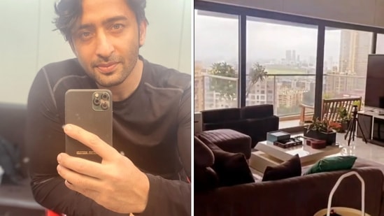  Shaheer Sheikh shared videos of his home on Instagram Stories.