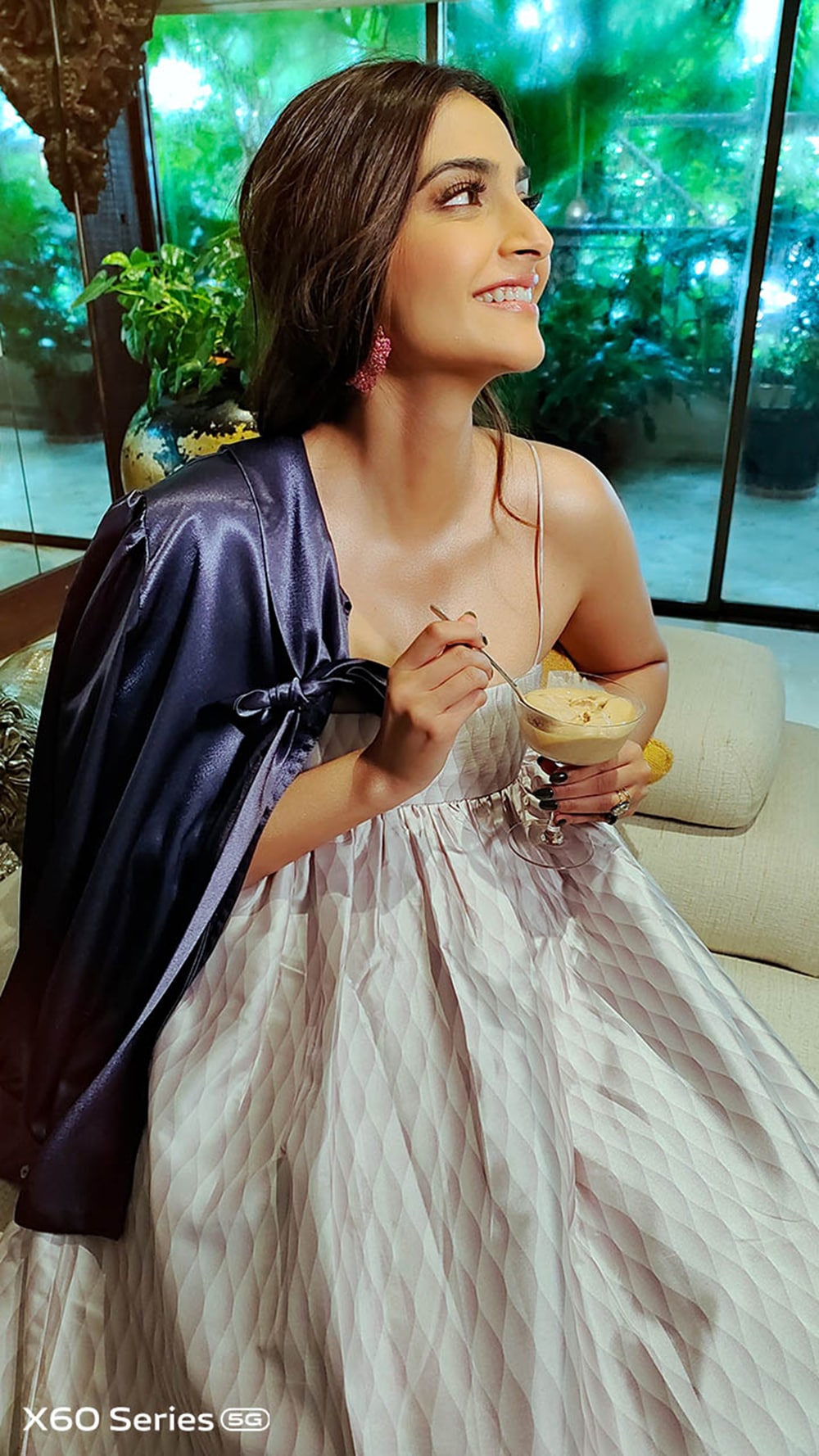 Sonam Kapoor Ahuja in white maxi dress(Elevate Promotions)