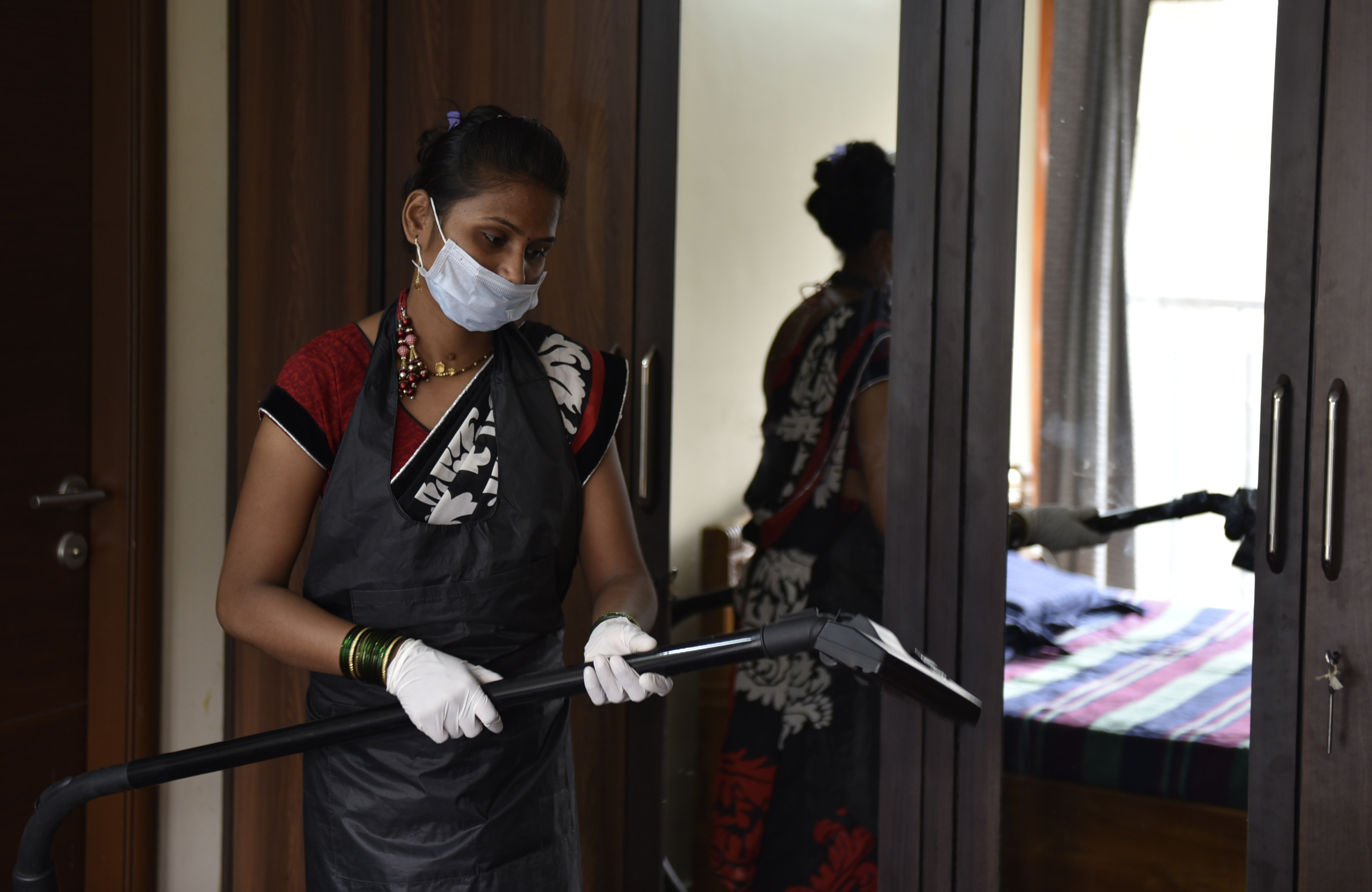 House helps are also well aware now that if they need employment, they have to get the Covid-19 vaccine. (Photo: Vidya Subramanian/ HT (For representational purposes only))
