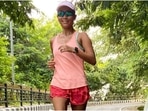 Ankita Konwar enjoys a hill run and flaunts post-workout glow, Milind Soman reacts(Instagram/@ankita_earthy) Ankita Konwar enjoys a hill run and flaunts post-workout glow, Milind Soman reacts(Instagram/@ankita_earthy)