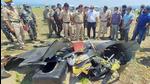 On Tuesday, the rescue crew recovered the wreckage of the chopper along with some pilot gear. (PTI) On Tuesday, the rescue crew recovered the wreckage of the chopper along with some pilot gear. (PTI)