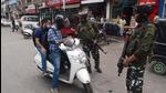 Security personnel check the ID of a motorist ahead of the second anniversary of abrogation of Article 370, in Srinagar on Wednesday. (ANI) Security personnel check the ID of a motorist ahead of the second anniversary of abrogation of Article 370, in Srinagar on Wednesday. (ANI)