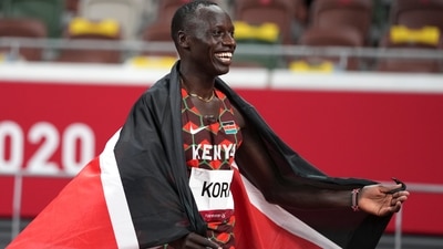 Tokyo 2020: Emmanuel Korir leads home Kenyan 1-2 in men's 800 metres Olympic final (AP)