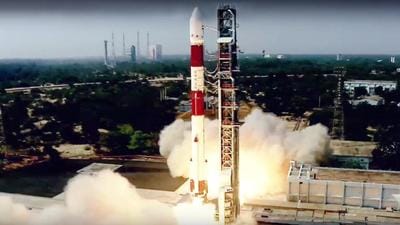 ISRO's PSLV-C51 carrying Amazonia-1 and 18 other satellites lifts off from Satish Dhawan Space Centre in Sriharikota on February 28. (ANI) ISRO's PSLV-C51 carrying Amazonia-1 and 18 other satellites lifts off from Satish Dhawan Space Centre in Sriharikota on February 28. (ANI)