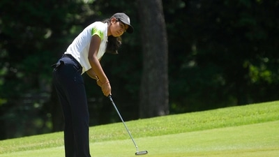 Tokyo 2020 Olympics - Golf - Women's Individual - Final - Round 1 - Kasumigaseki Country Club - Kawagoe, Saitama, Japan - August 4, 2021. Diksha Dagar of India in action. REUTERS/Toby Melville (REUTERS)