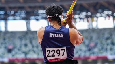 Tokyo: India's Neeraj Chopra competes in the qualification round of men's javelin throw event at the 2020 Summer Olympics, in Tokyo, Wednesday, August 4, 2021. (PTI Photo/Gurinder Osan) (PTI08_04_2021_000058B) (PTI) Tokyo: India's Neeraj Chopra competes in the qualification round of men's javelin throw event at the 2020 Summer Olympics, in Tokyo, Wednesday, August 4, 2021. (PTI Photo/Gurinder Osan) (PTI08_04_2021_000058B) (PTI)