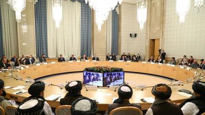 The extended troika held its last two meetings in Moscow on March 18 and in Doha on April 30. (Reuters) The extended troika held its last two meetings in Moscow on March 18 and in Doha on April 30. (Reuters)