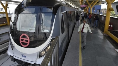On Sunday, DMRC said that the extension of the Grey Line and the missing link of Pink Line will be inaugurated on August 6 (Sanjeev Verma / Hindustan Times) On Sunday, DMRC said that the extension of the Grey Line and the missing link of Pink Line will be inaugurated on August 6 (Sanjeev Verma / Hindustan Times)