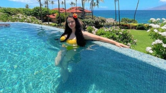 Sanjay Dutt's daughter Trishala Dutt shares new picture from her holiday in Hawaii.