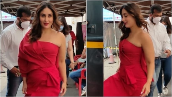 What do you think of Kareena's glam red-carpet ready look?(Varinder Chawla)