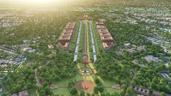 The Union government told Parliament on Wednesday that it has so far spent ₹301 crore on the Central Vista redevelopment project including ₹238 crore on the new Parliament building, which is estimated to cost ₹971 crore. (HT File)