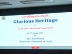 The e-book, which has photographs along with a small description and history of the site, was launched by lieutenant-governor Anil Baijal via video conferencing on Thursday.
